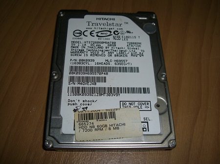 Hitachi 60Gb Ide