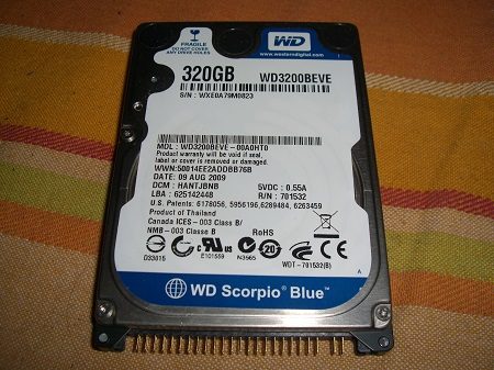 WD3200BEVE  IDE