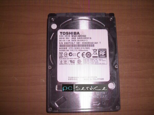 TOSHIBA 500GB MQ01ABD050